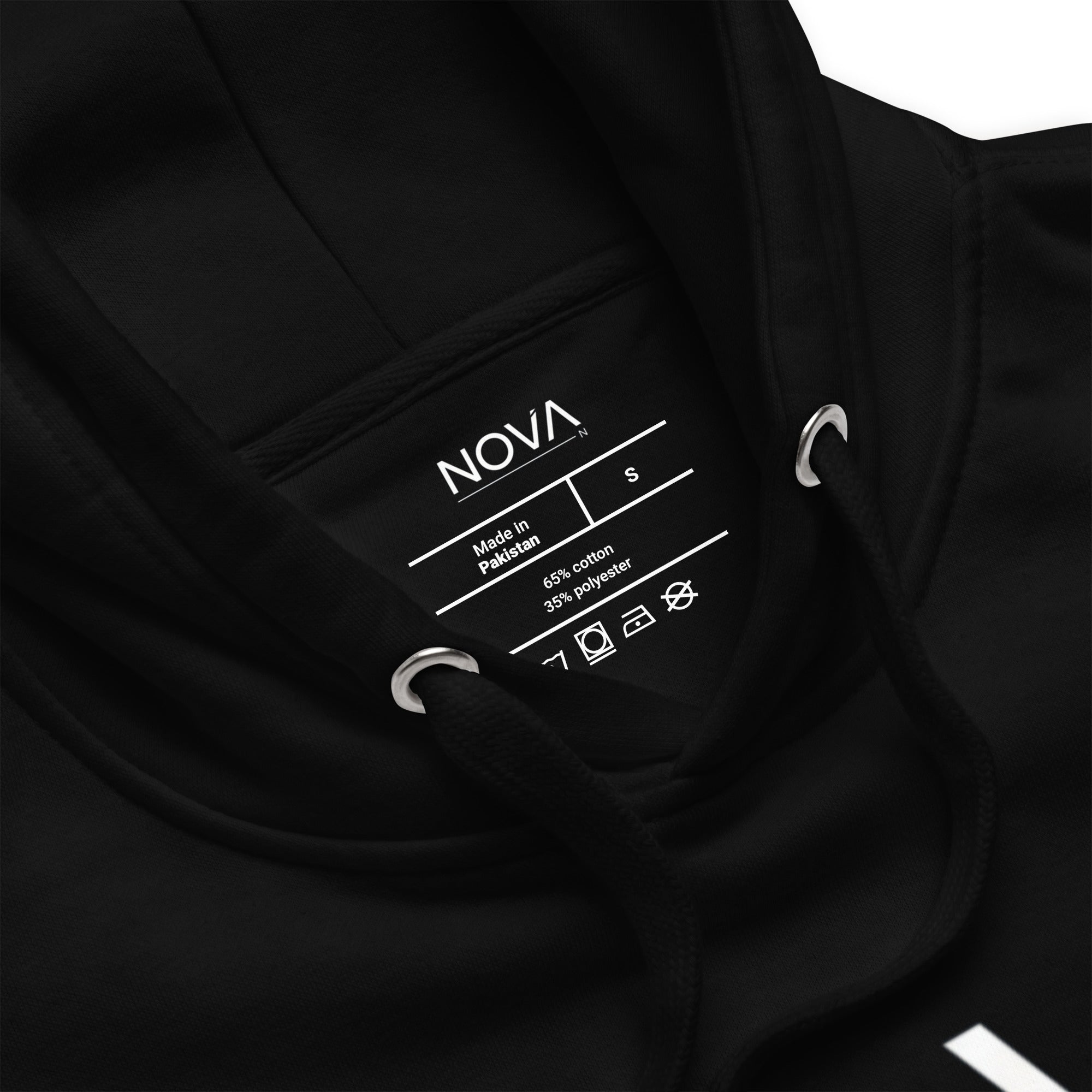 Nova Statement Hoodie - Black