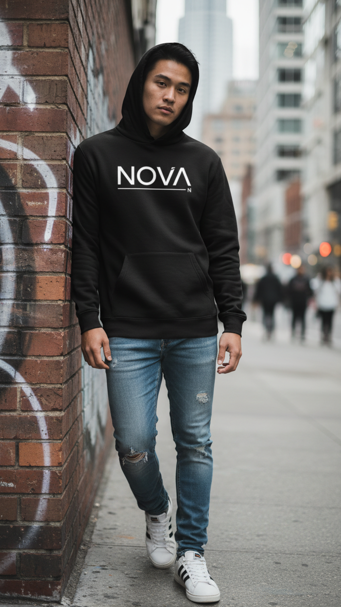 Foto lifestyle con logo