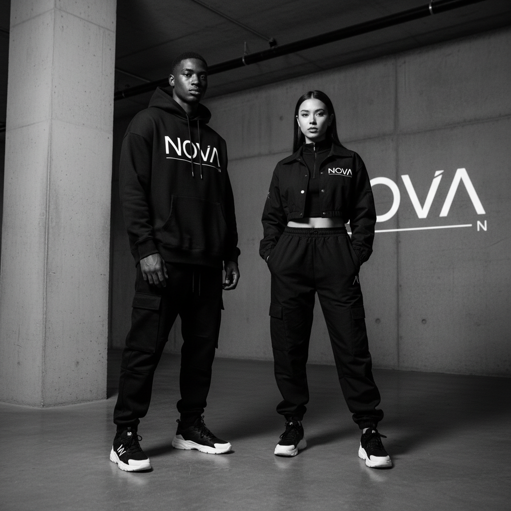Streetwear con logo NOVA