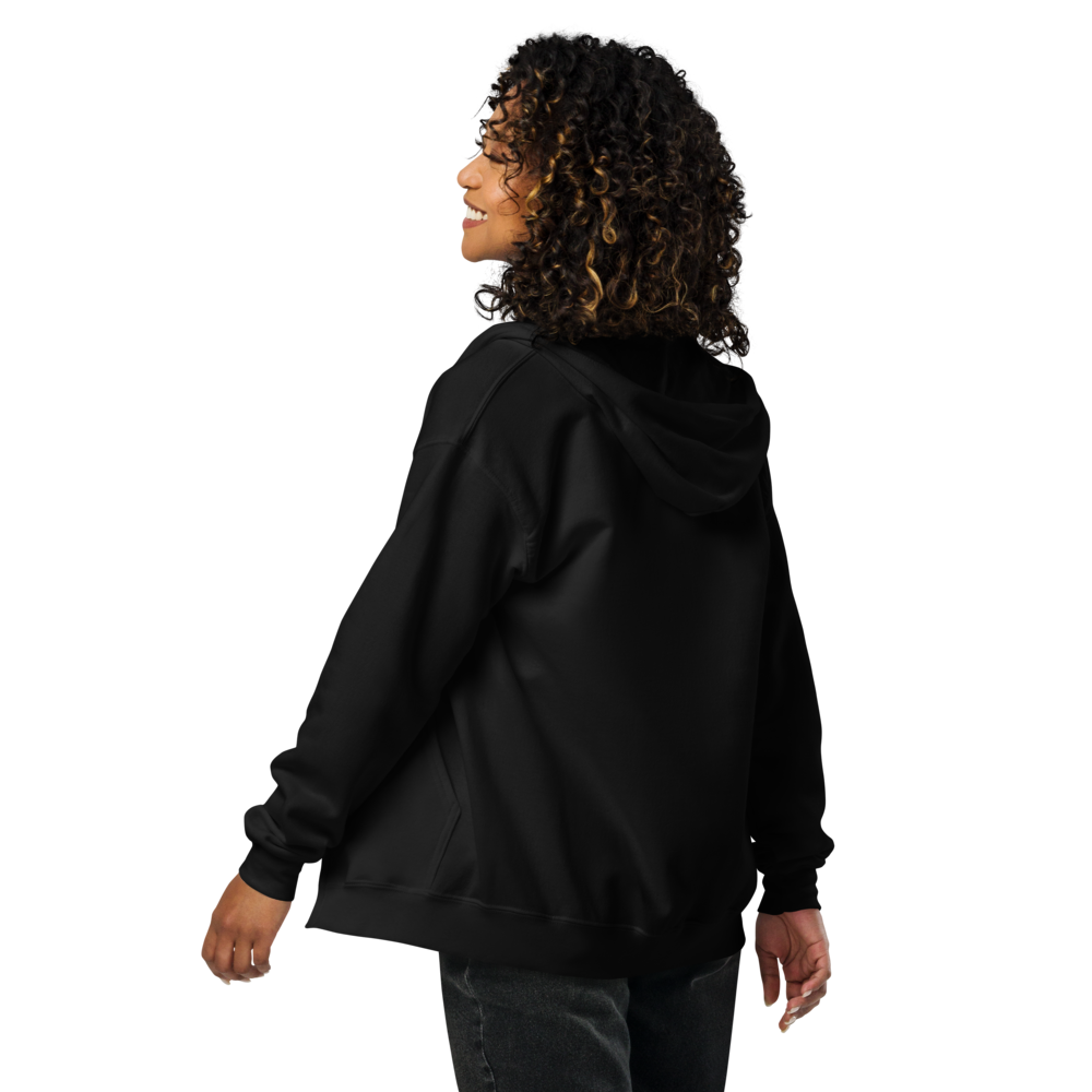 Nova Signature Hoodie con Zip - Black